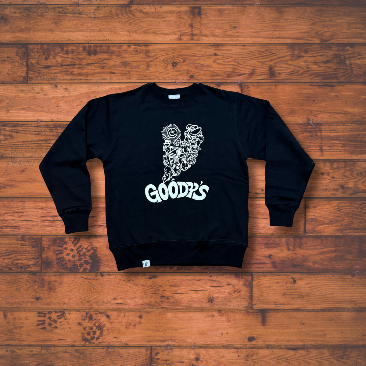 GOODY'S×ryuambe collaboration sweat