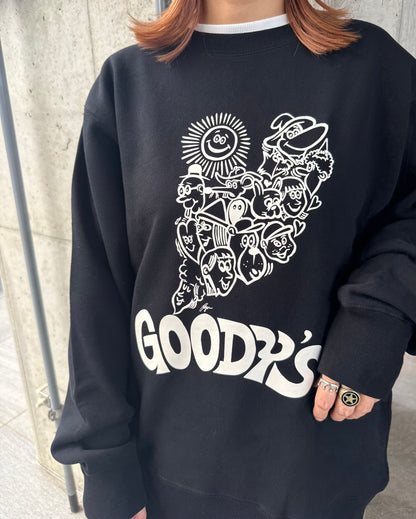 GOODY'S×ryuambe collaboration sweat