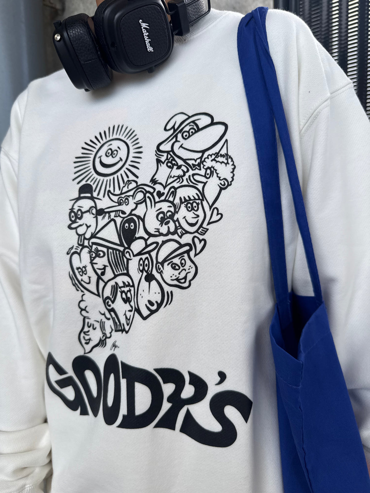 GOODY'S×ryuambe collaboration sweat