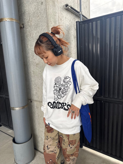GOODY'S×ryuambe collaboration sweat